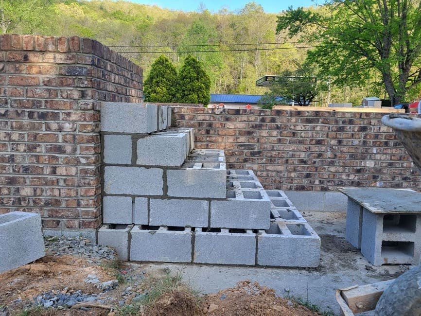 Daniels Masonry works- foundation